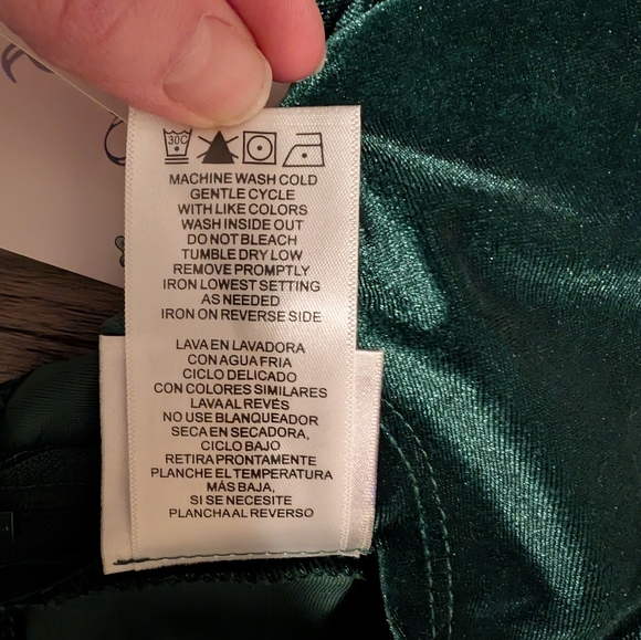 NWT! Iris & Ivy Plaid Stretch Velvet & Taffeta Party Dress - Picture 14 of 15